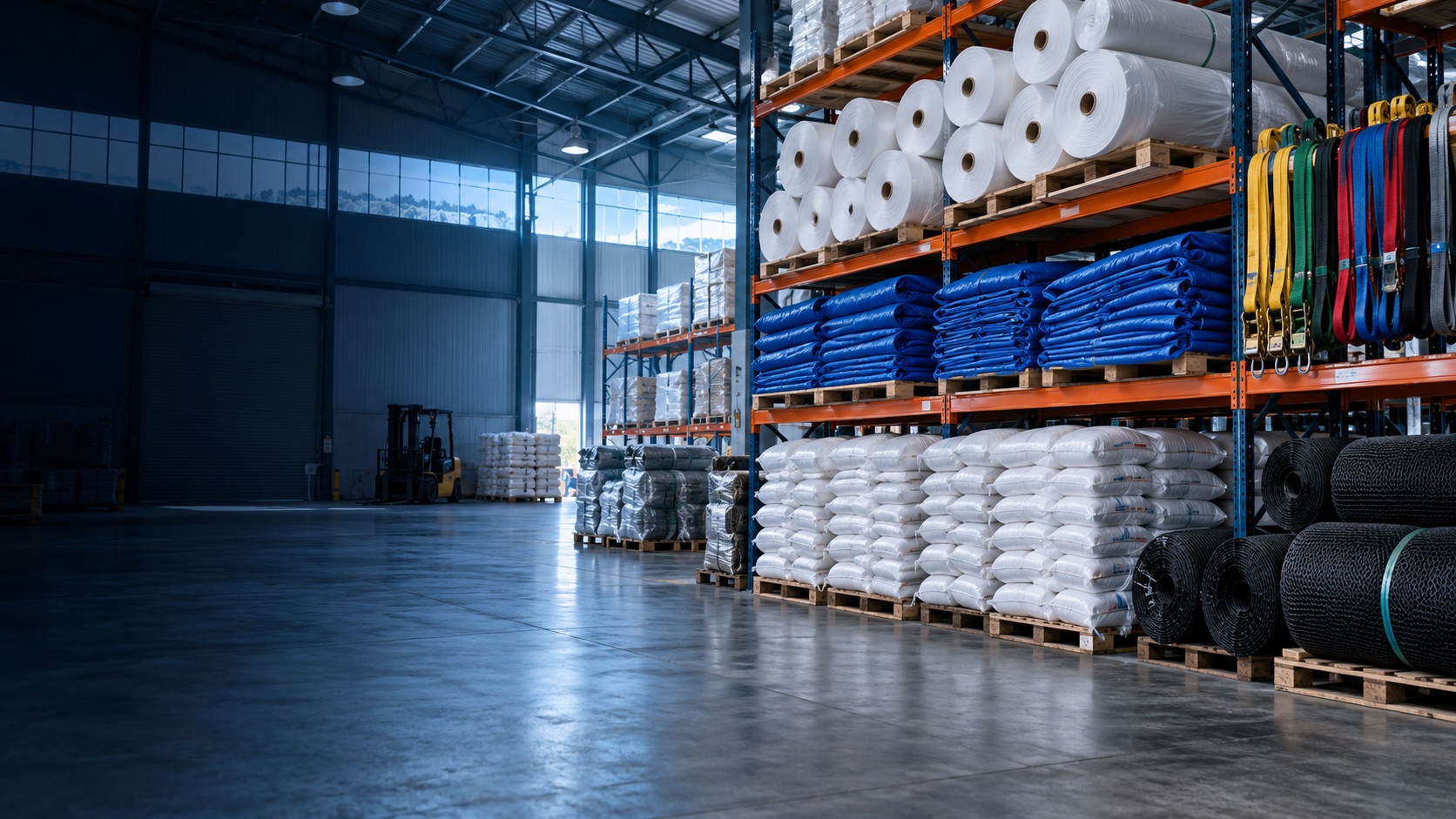 Bodega DII con productos industriales